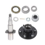 Labwork #42 Spindle 6 On 5.5' Trailer Hub & Flange 5200LBS Axle W/ Bearing Kit. Fixed Price $68.95.