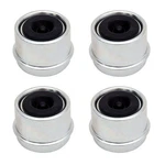 Ucut 4 Pcs Trailer Axle Wheel Hub And Bearing Dust Cap 1.98" With Rubber.... Fixed Price $20.07.