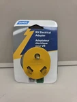 New Camco Powergrip Rv Electrical Adapter 30 Amp To 15 Female. Fixed Price $9.19.