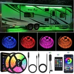 Rv Awning Lights, 50FT Underglow Led Kit, 12V Multi-color Exterior .... Fixed Price $93.98.