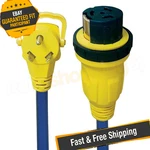 Ap Products 16-00588 30-50 Amp 25' Locking Extension Cord W/ Ezeegrip Handle. Fixed Price $125.70.