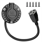 Mictuning 15 Amp Rv Power Connection Kit Includes Inlet & 18 Inch Cable New. Fixed Price $32.39.
