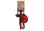 Kuma 857-KM-31DL-RB In Dog Leash, Collapsible Bowl, & Bag Dispenser, Red. Fixed Price $41.00.