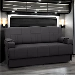 Qualitex Ethos Sl Rv Sofa Bed, 74" Wide, Black. Fixed Price $1899.00.