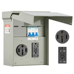Temporary Power Outlet Panel Rv Electrical 20 50 Amp Box. Fixed Price $59.99.