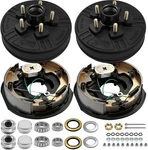 3,500 Lbs Trailer Axle Electric Brake Kit 10" 2-1/4" Hub & Drum 5-4.5" Bolt. Fixed Price $225.00.