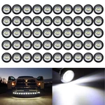 Keing 50X 3/4" White 3-LED Trailer Side Marker Lights, Sealed IP67. Fixed Price $51.71.