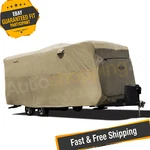 Adco 74847 Tan Travel Trailer Cover, Up To 37'. Fixed Price $476.99.