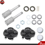 2 Pack On 4.5" Trailer Hub Kit & Square BT16 Spindle With Bearing. Fixed Price $84.63.