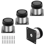 4 Pcs Stainless Steel Furniture Cabinet Legs Adjustable Round 50X50MM. Fixed Price $16.81.
