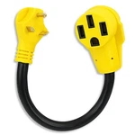 30AMP To 50AMP Female Rv Trailer Dogbone Adapter 18'' Leisure Cords. Fixed Price $17.99.