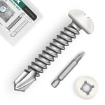 200PCS Rv Screws #8X1 Pan Head White Coated Quad Drive Self Tapping Fo.... Fixed Price $30.34.
