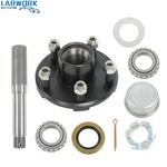 1-1/16 Inch Straight Spindle & Bearings 5 Bolt On 4-1/2 Circle Hub Assembly. Fixed Price $43.31.
