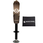 Bastion Sentinel Pro Tan Electric Trailer Jack 5000LB W/ Cover Rv Camper Led. Fixed Price $244.99.