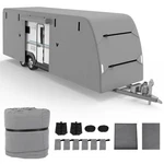 27FT-30FT Non-woven Fabric Travel Trailer Rv Camper Cover Waterproof Breathable. Fixed Price $132.55.