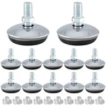 Bivethoi 12 Pack M8 Swivel Furniture Leveling Feet Table Leg Levelers, Adjust.... Fixed Price $14.09.