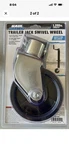 Haul Master Trailer Jack Swivel Wheel 1200 Lb Capacity Fits Tube. Fixed Price $29.99.