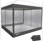 Leader Accessories Mesh Screen Zippered Wall Panels For 10' X Canopy Grey. Fixed Price $49.00.