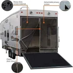 Classic Accessories Over Drive Toy Hauler Screen Rear Opening Rv Trailer - Grey. Fixed Price $144.95.