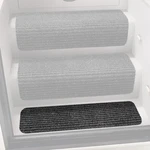 Huggers Black Granite 23.5"W X 8"D Carpet Attachable Landing Step Rug. Fixed Price $20.01.