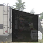 Shadeidea Rv Awning Sun Screen For Side -9' X 7' 6'', Black. Fixed Price $83.57.