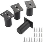 Bstkey 4PCS 3 Inch Aluminum Alloy Furniture Cabinet Legs - Adjustable Replace.... Fixed Price $15.08.