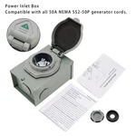 50AMP Rv Generator Inlet Box Nema SS2-50P Power 125/250V. Fixed Price $32.65.