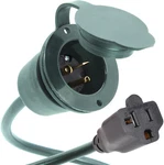 Journeymanpro Amp 125V Ac Power Inlet Port Plug Integrated 20" Cord 5378 GCP2. Fixed Price $22.97.