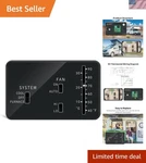 Classic 12V Rv Thermostat With Manual Control And Temperature Slider, Black. Fixed Price $24.99.