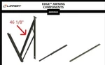 Lci Lippert Edge 2000 Rv Awning Arm Replacement Inner Support Rafter 46 1/8". Fixed Price $125.00.