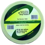 Jr Products 10035 25' Colonial White Vinyl Premium Trim Insert. Fixed Price $20.84.