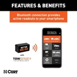 Curt 51701 Betterweigh Mobile Towing Scale With Towsense Technology For Obd-ii. Fixed Price $114.99.