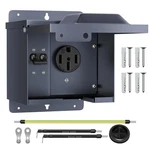 Joinfworld 50 Amp Rv Power Outlet Box With Breaker,. Fixed Price $56.80.