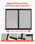 Vevor Rv Screen Door Protector, 24.5 X 20 Inch Grille, Easy Install And. Fixed Price $67.95.